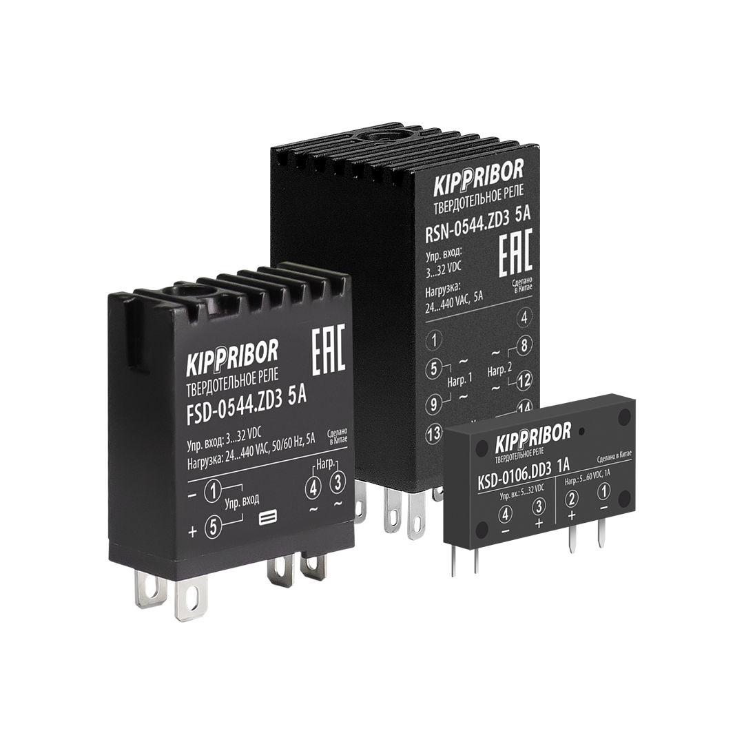 Твердотельные реле для монтажа в розетку (колодку)