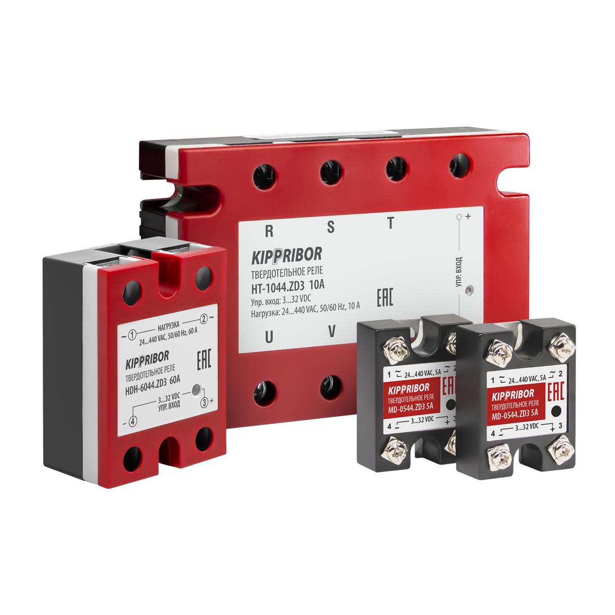 Твердотельные реле и регуляторы в стандартном корпусе для монтажа на радиатор или поверхность